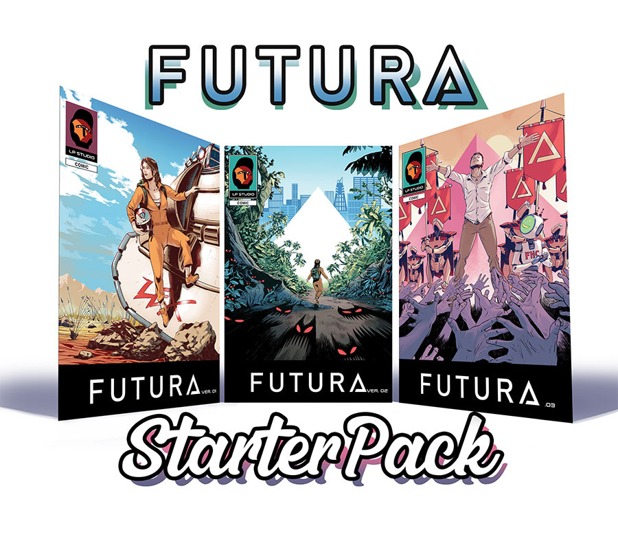 immagine di Futura starter pack, tutti i primi tre numeri insieme.